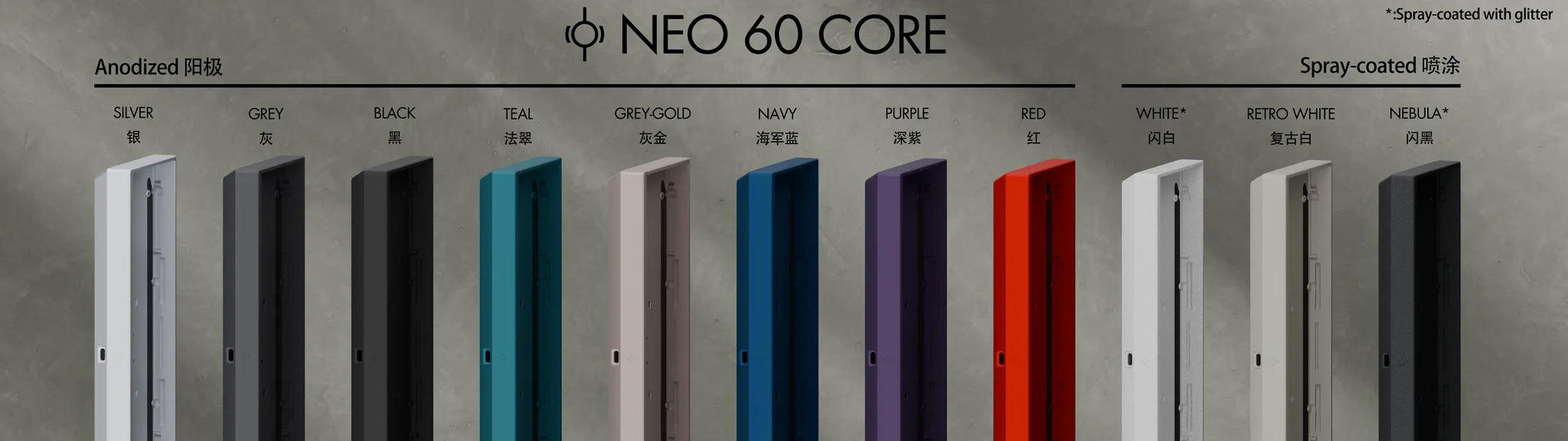 Neo60 Core - 60% ISO+ANSI Mechanical Custom Keyboard Kit