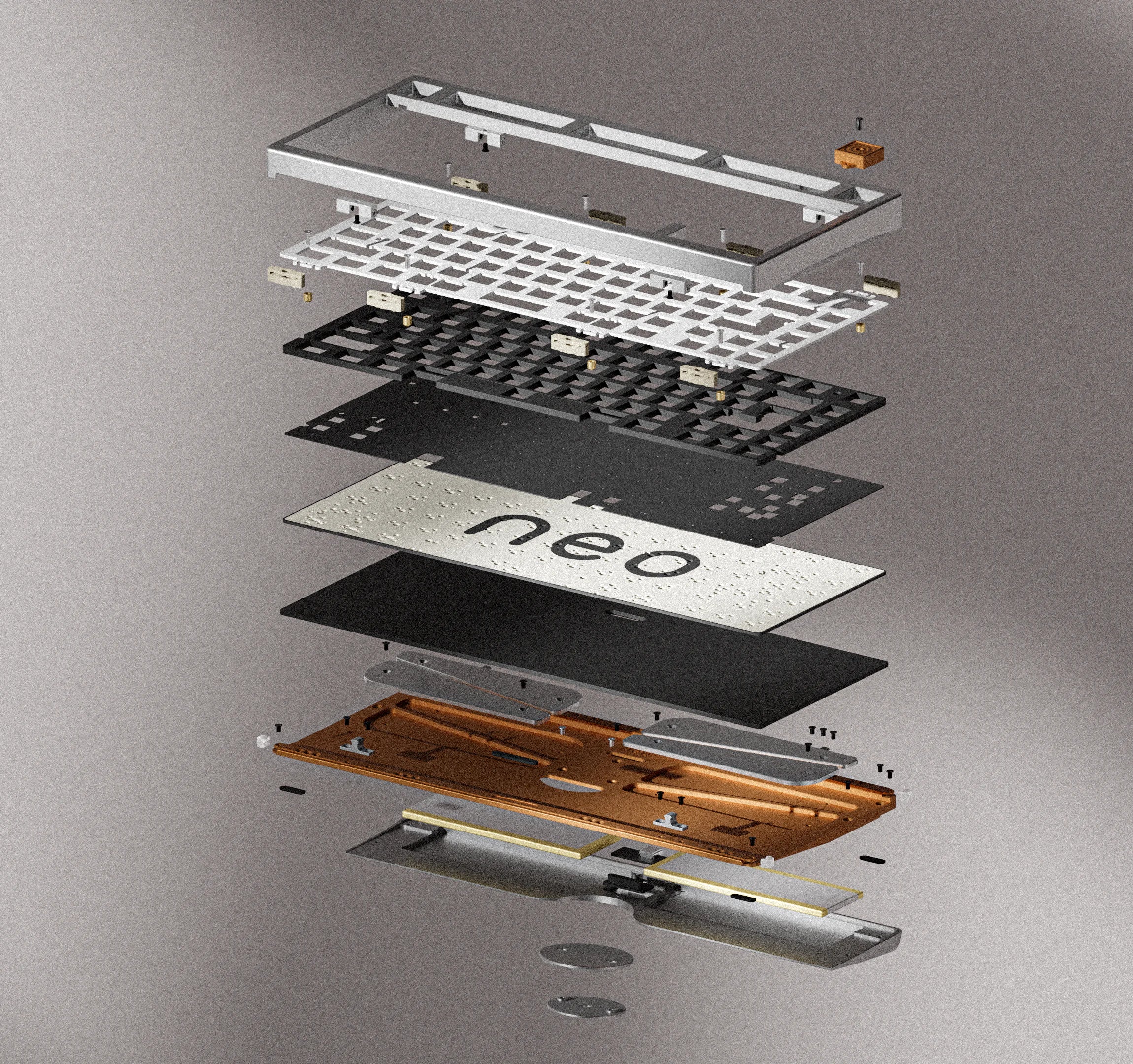 Neo75 CU - 75% ISO+ANSI Mechanical Custom Keyboard Kit