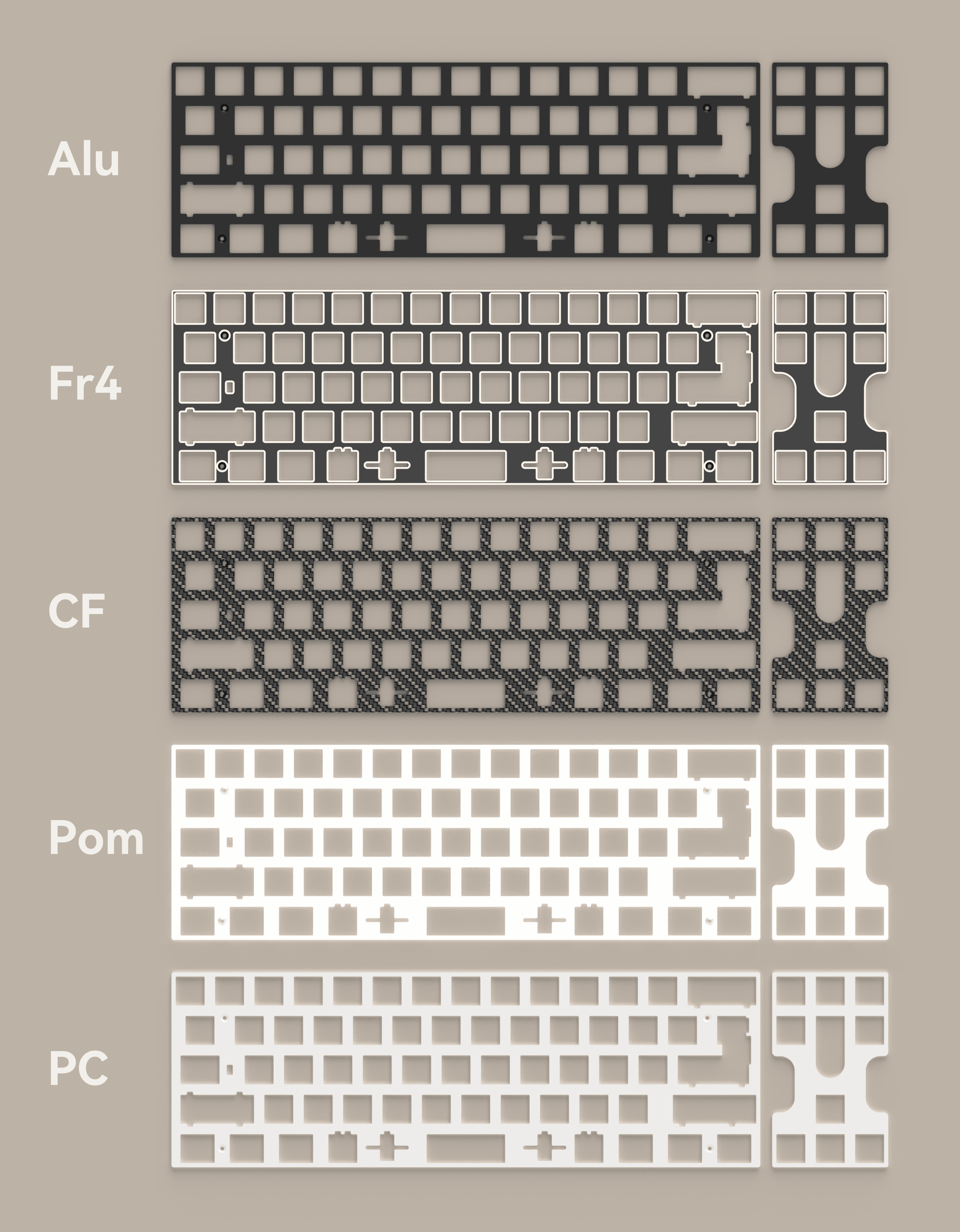 Neo70 Keyboard Kit - Extra Parts
