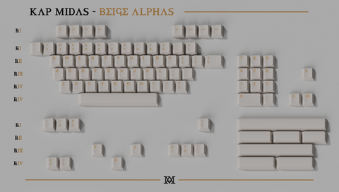 KAP Midas Keycaps