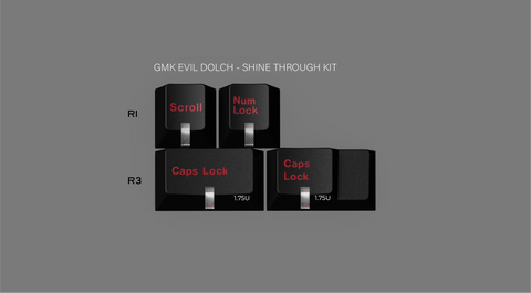 (Pre-Order) GMK Evil Dolch The Split CYL Keycaps