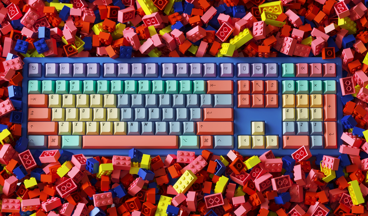 GMK CYL Dinokidz on 1800 layout