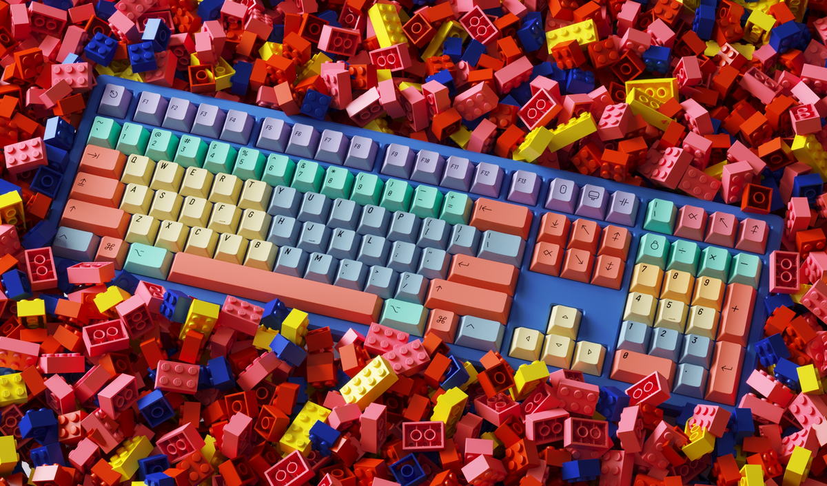 GMK CYL Dinokidz on 1800 layout