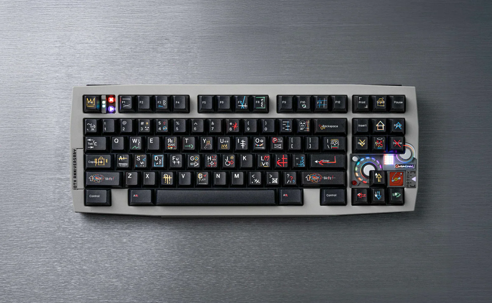 Doodlecaps Nakseo Black keycap set