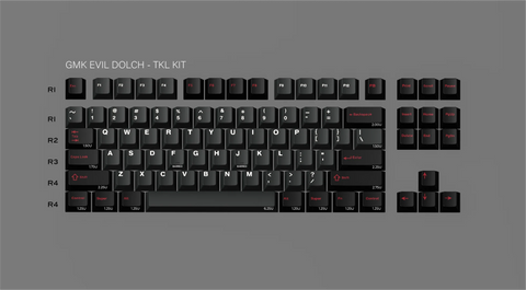 (Pre-Order) GMK Evil Dolch The Split CYL Keycaps