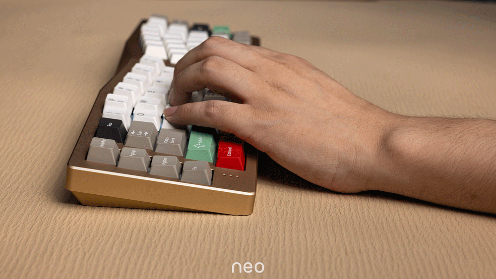 Neo Ergo - Ergonomic ANSI Mechanical Custom Keyboard Kit – Delta Key Co.