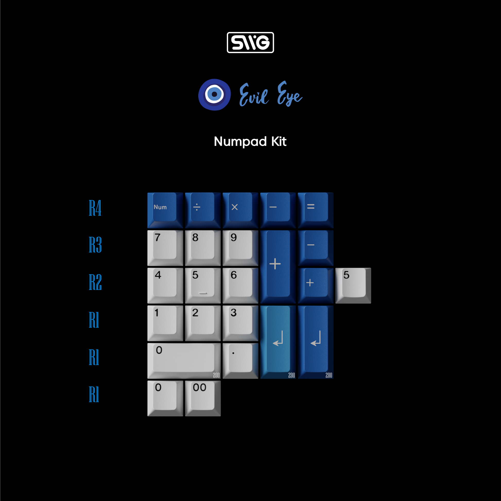 SWG Evil Eye Numpad Kit