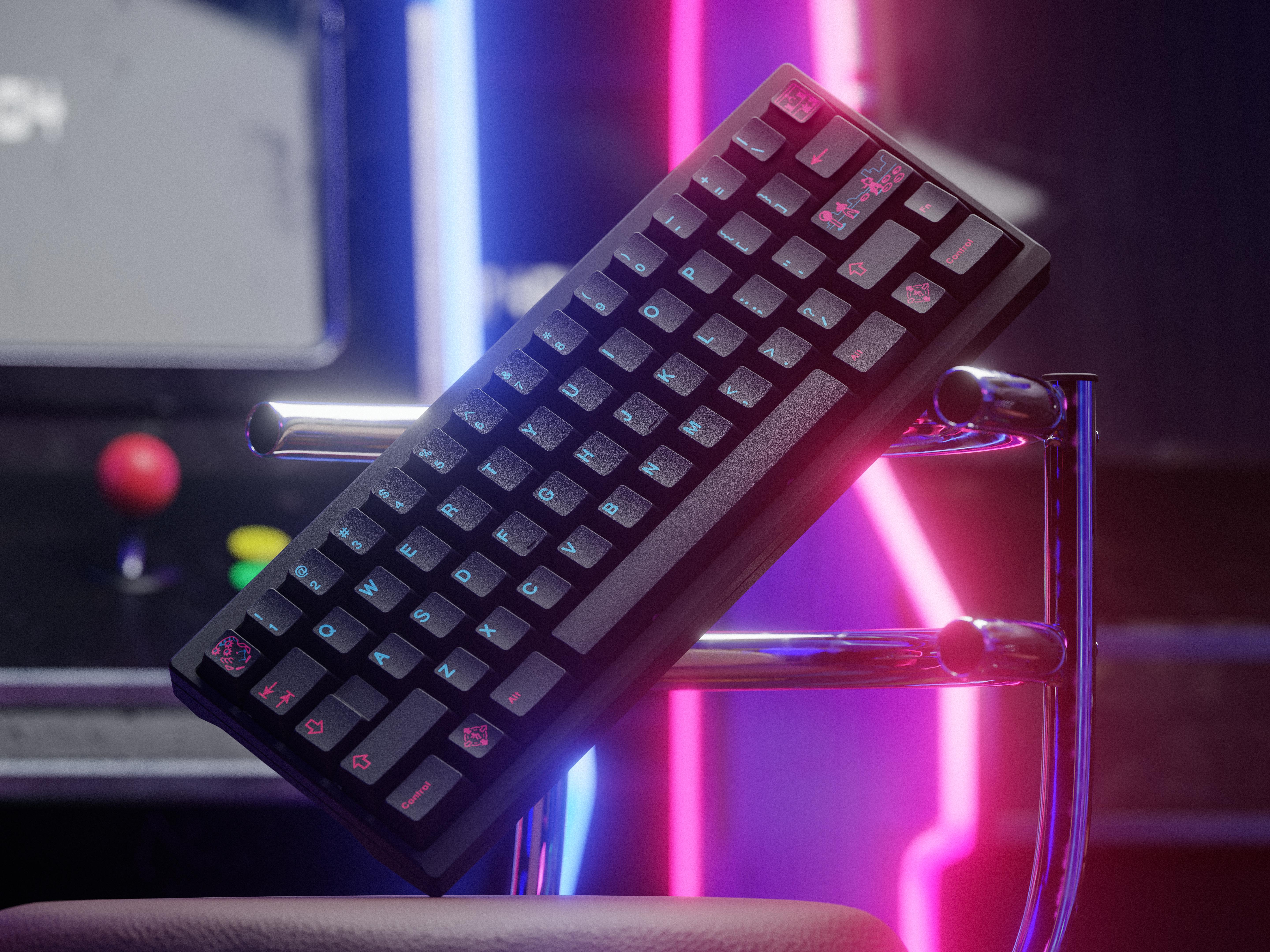 GMK Arcade keycap set render