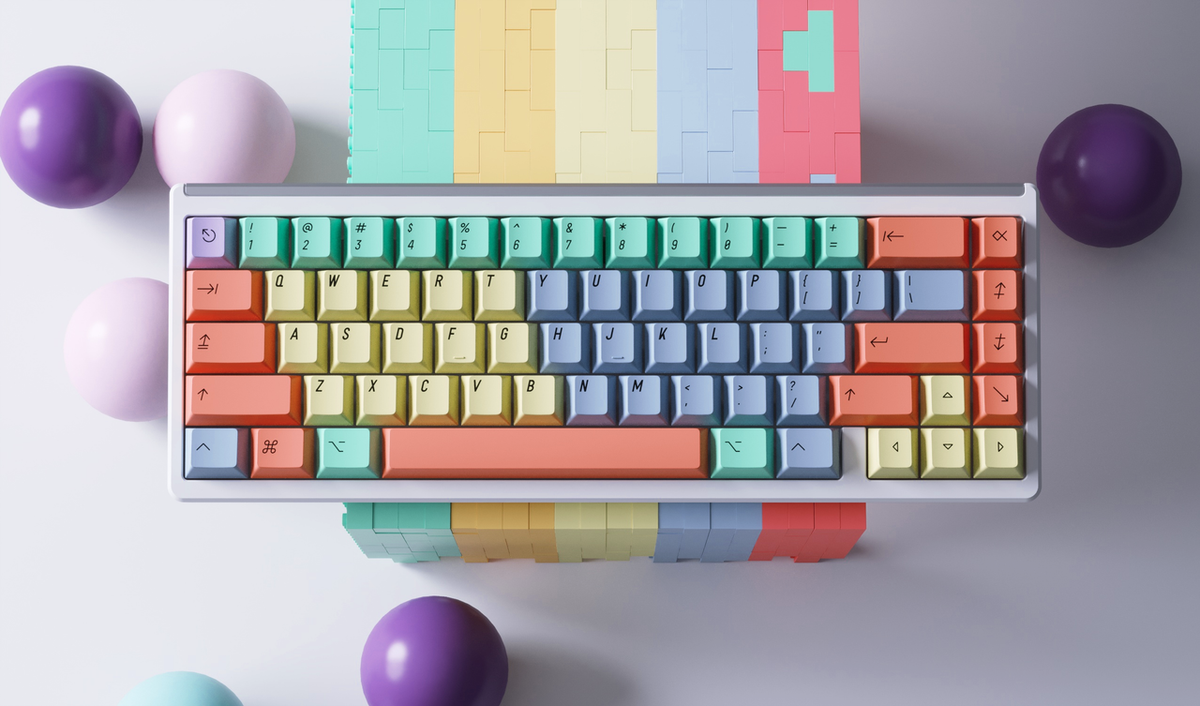 GMK CYL Dinokidz on 65% layout