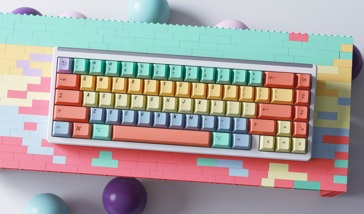 GMK CYL Dinokidz on 65% layout