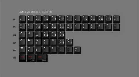 (Pre-Order) GMK Evil Dolch The Split CYL Keycaps