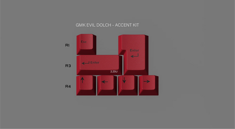 (Pre-Order) GMK Evil Dolch The Split CYL Keycaps