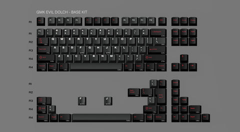 (Pre-Order) GMK Evil Dolch The Split CYL Keycaps