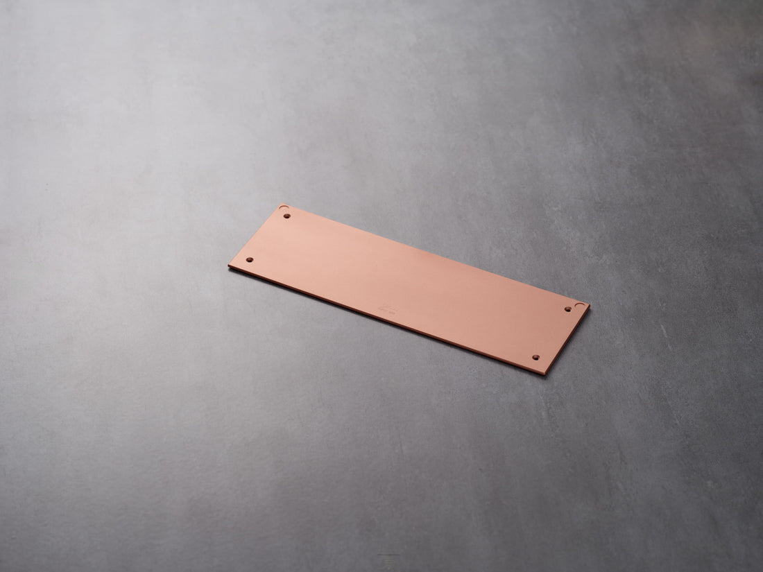 Copper (Sandblasted and Clear Coated Copper)