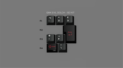 (Pre-Order) GMK Evil Dolch The Split CYL Keycaps