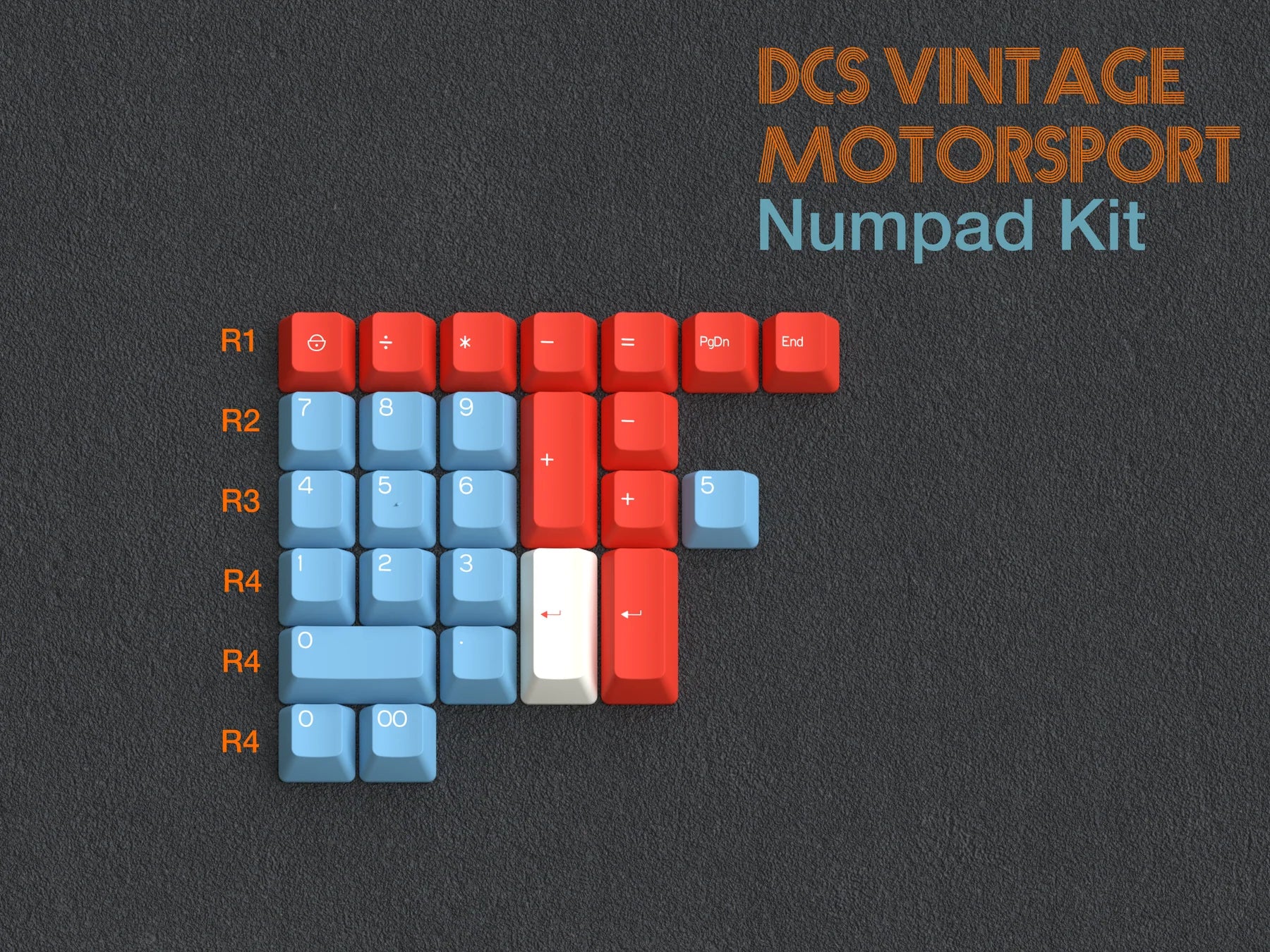 DCS Vintage Motorsport Keycaps (Group-Buy)
