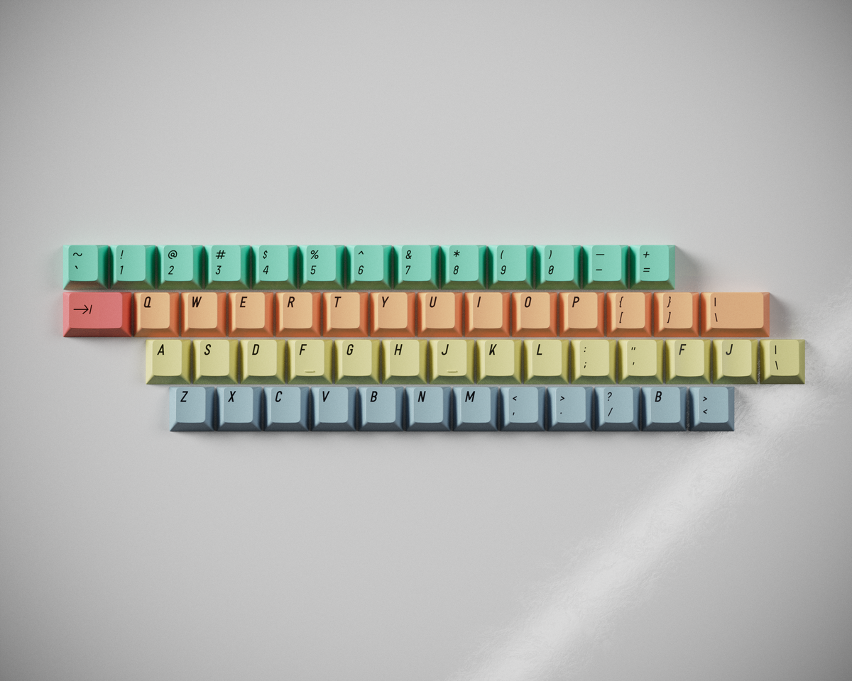 GMK CYL Dinokidz keycap set render