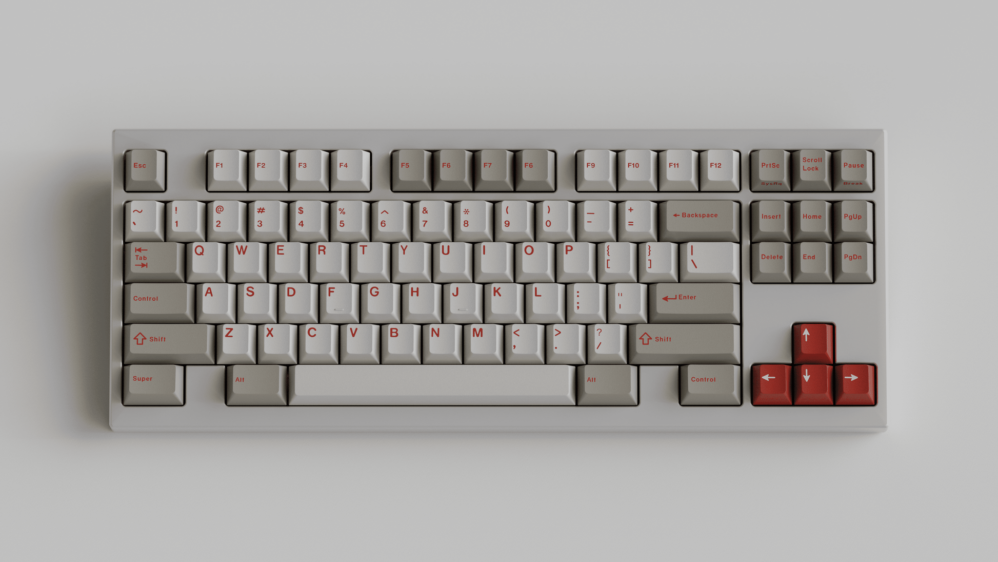 キーボード Keykobo red Alert Red Numrow Keykobo Red Alert – Delta Key Co.
