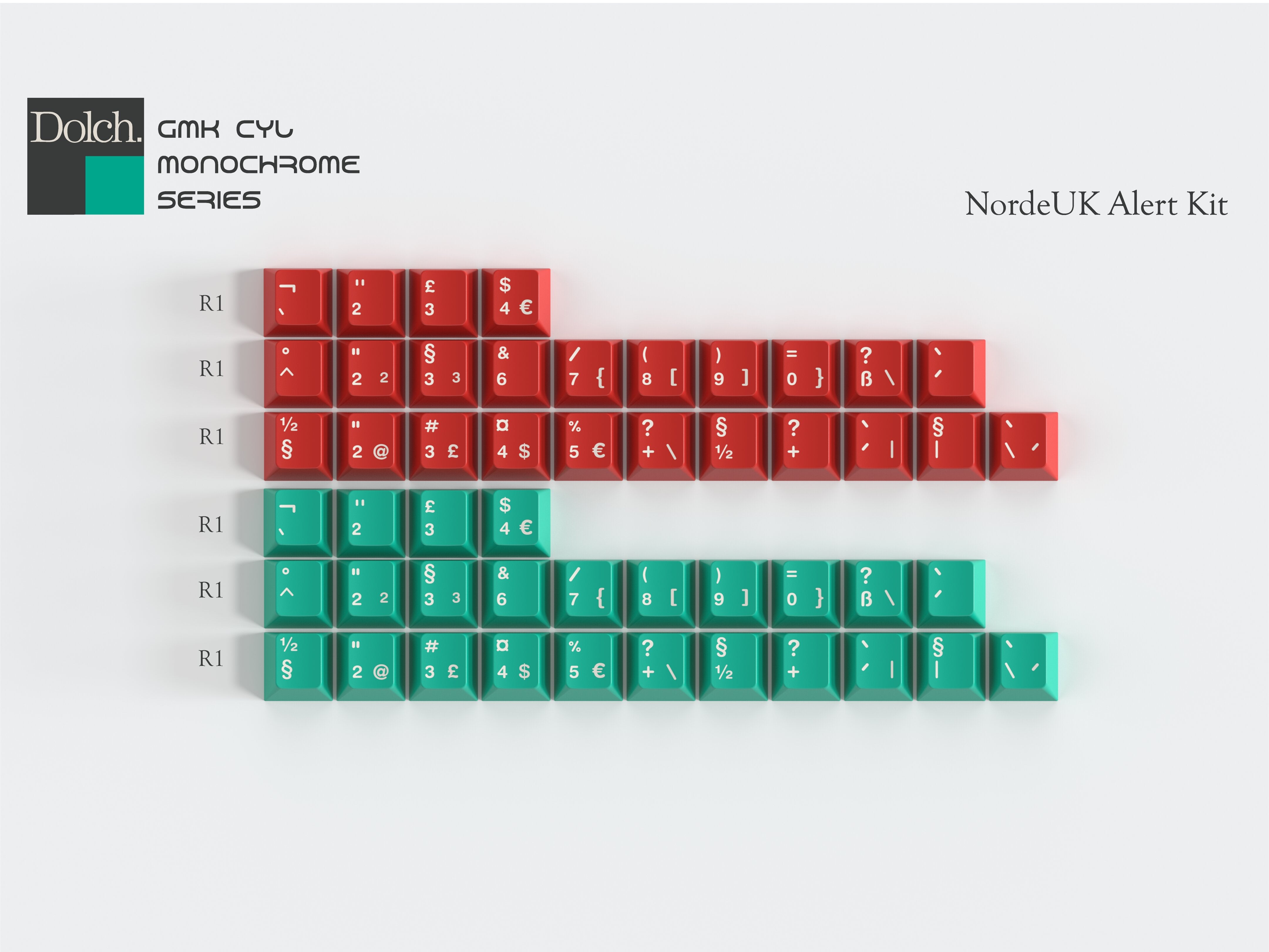 GMK CYL Monochrome Dolch (Pre-Order)