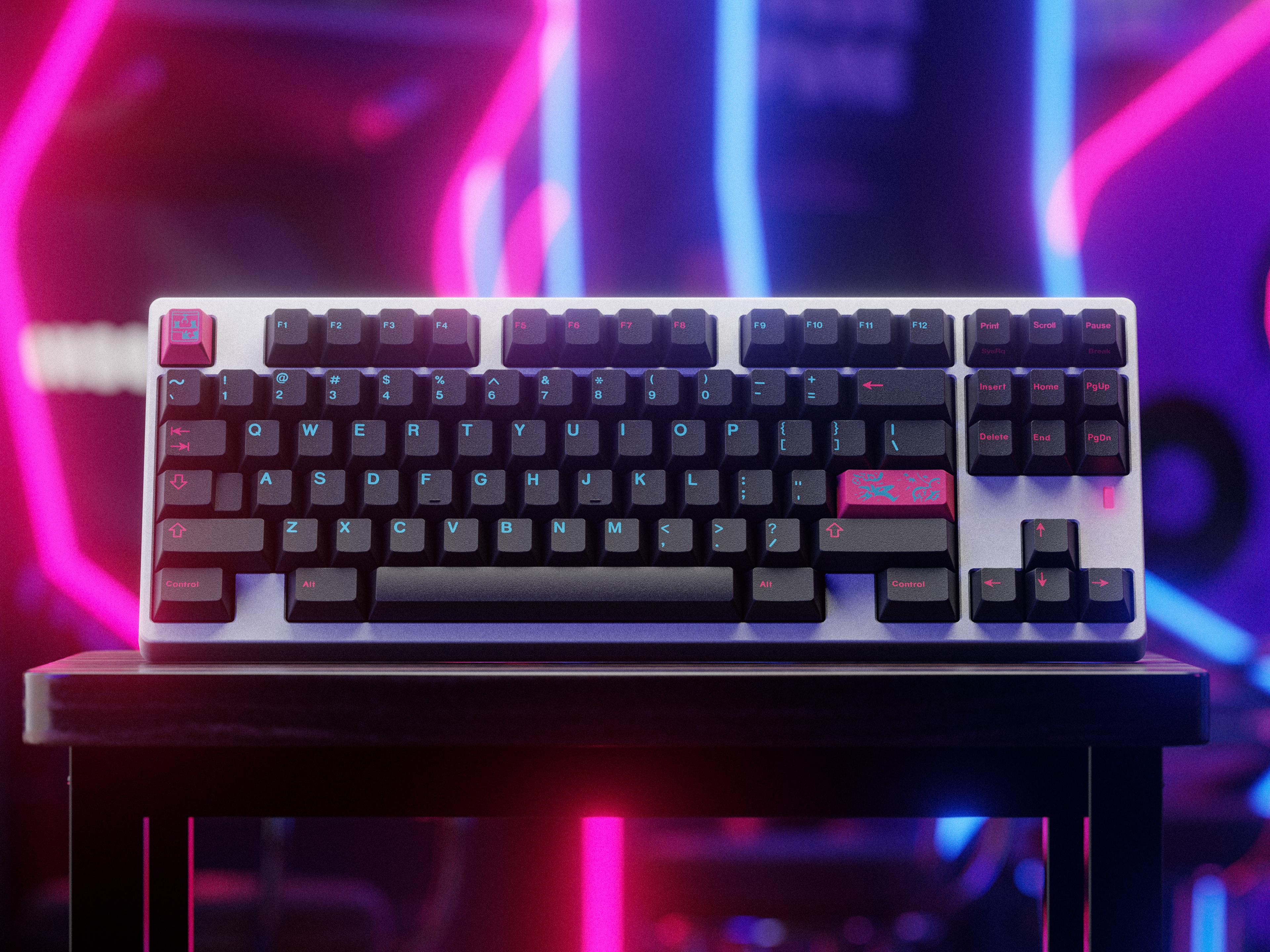 GMK Arcade keycap set render
