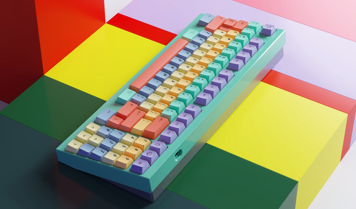 GMK CYL Dinokidz on TKL layout
