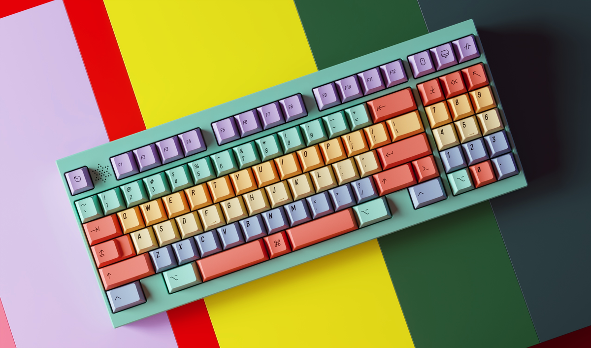 GMK CYL Dinokidz on TKL layout