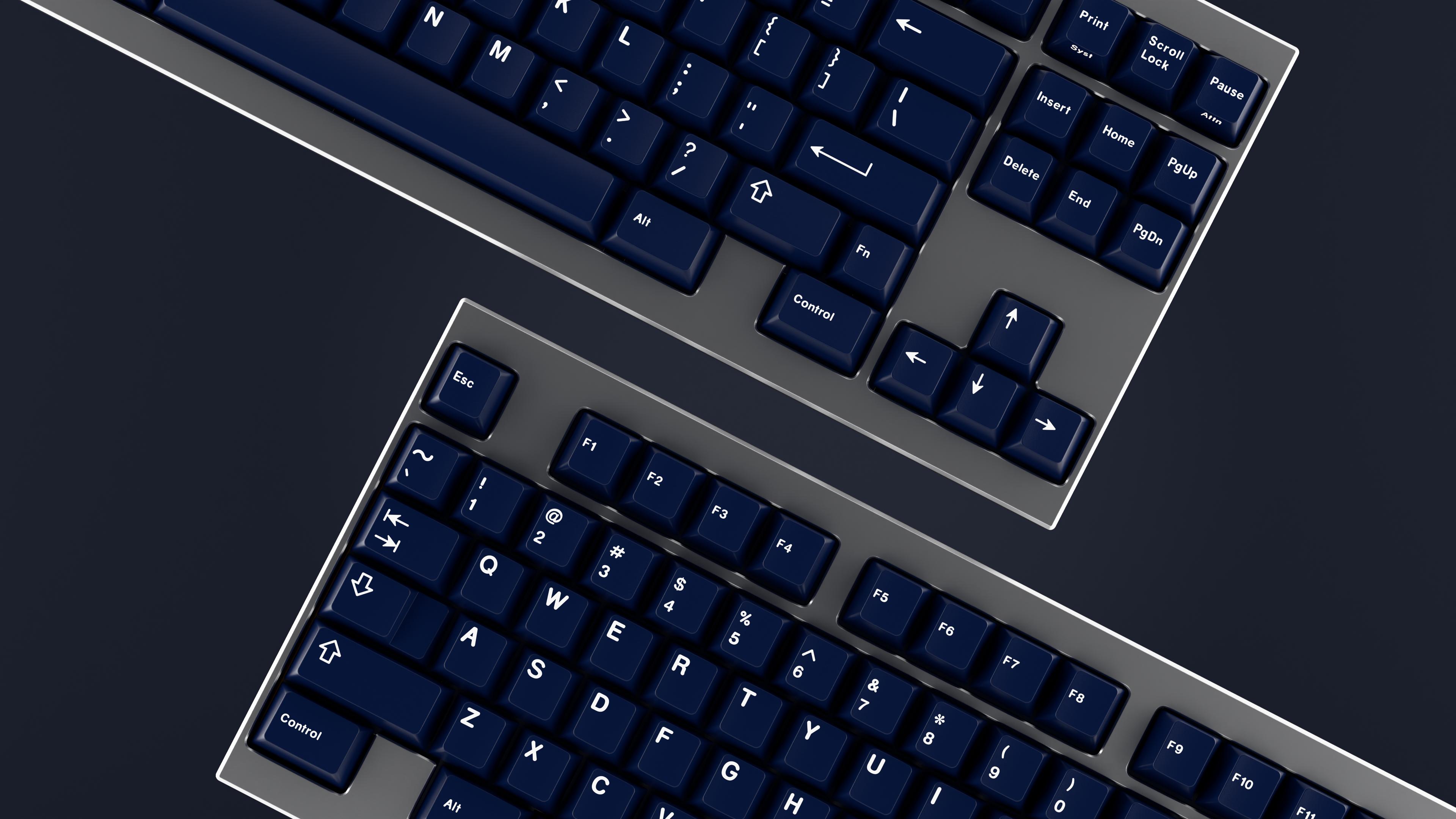 KKB Cobalt keycap set render