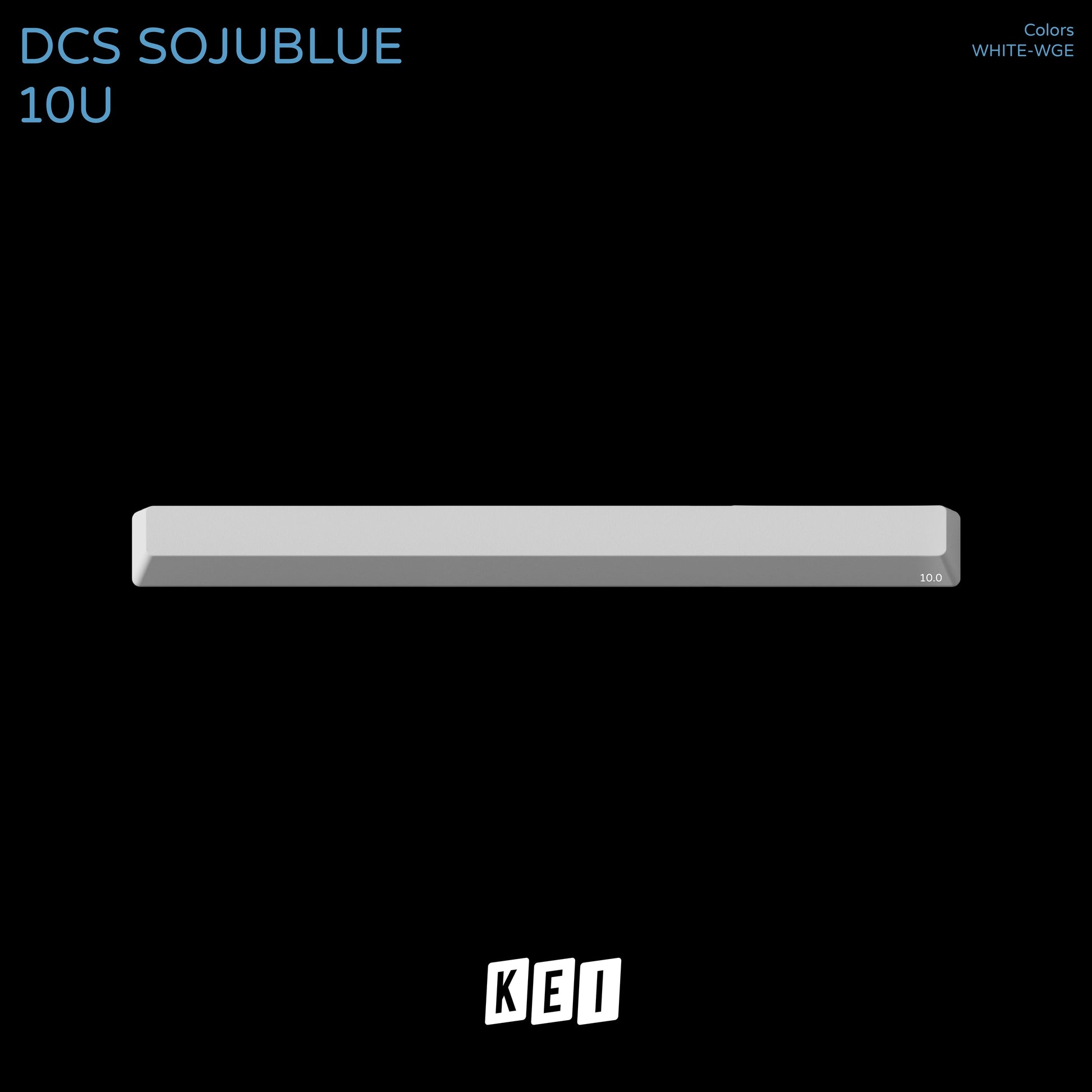 DCS Soju Blue 10U spacebar kit keycap layout