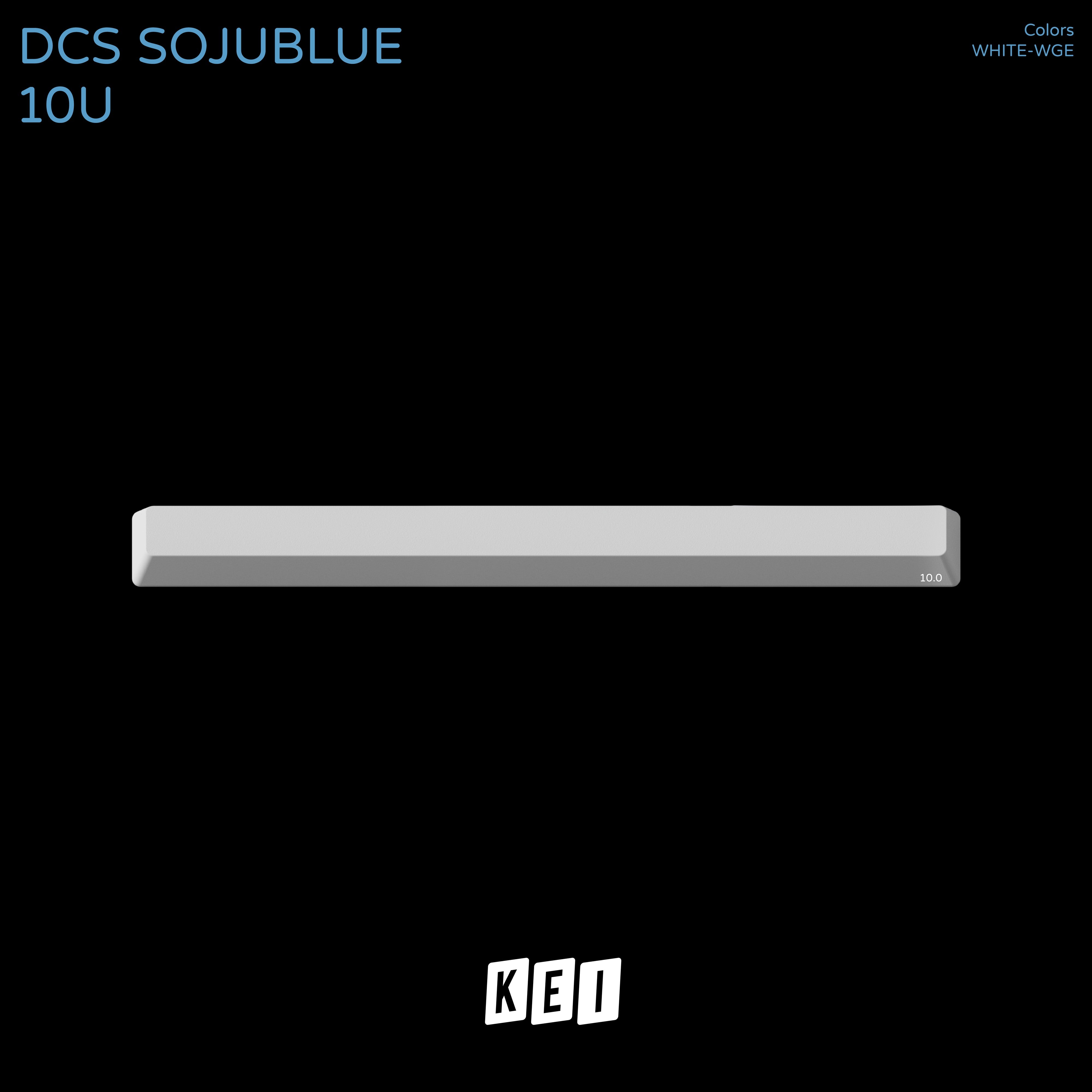 DCS Soju Blue 10U spacebar kit keycap layout