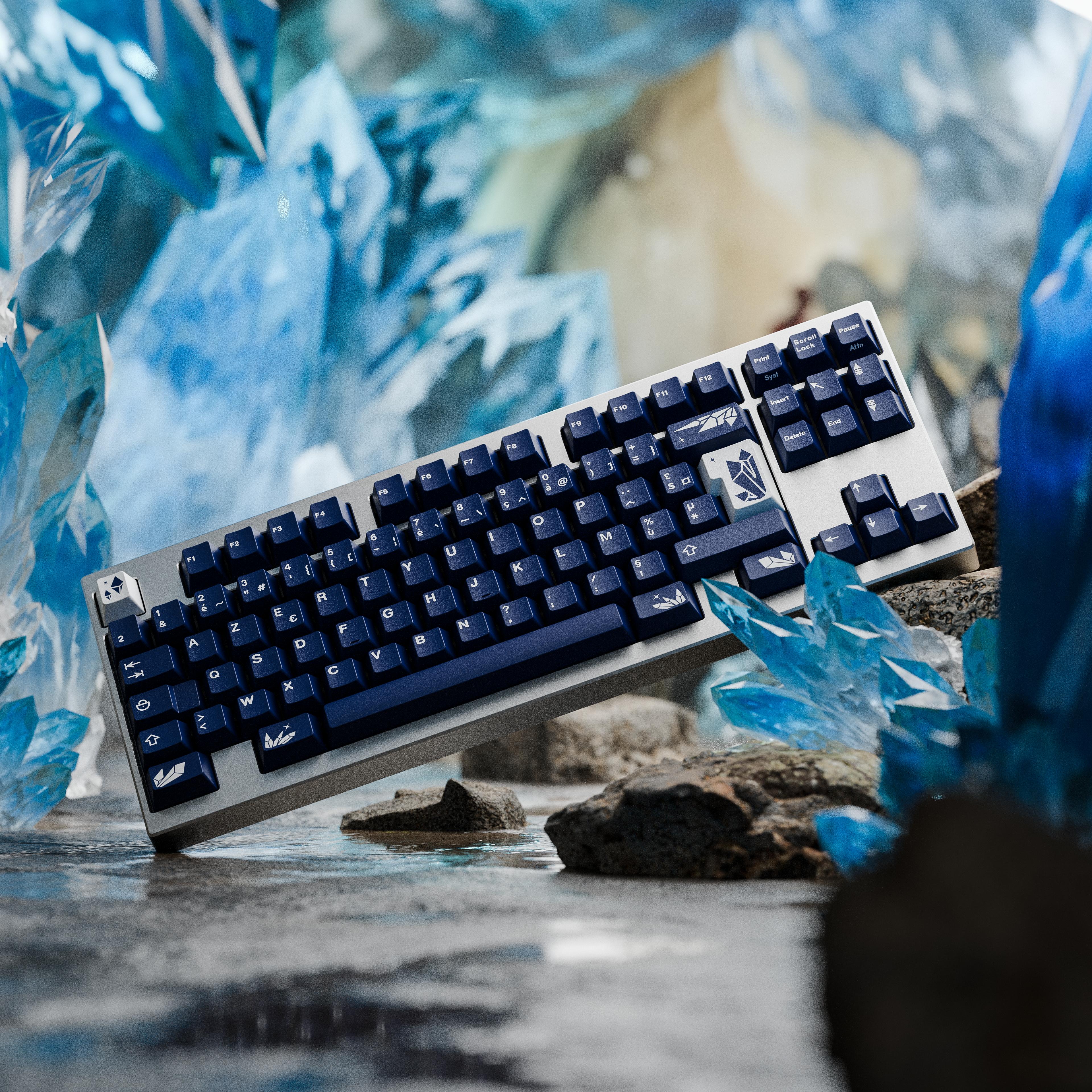 KKB Cobalt keycap set render