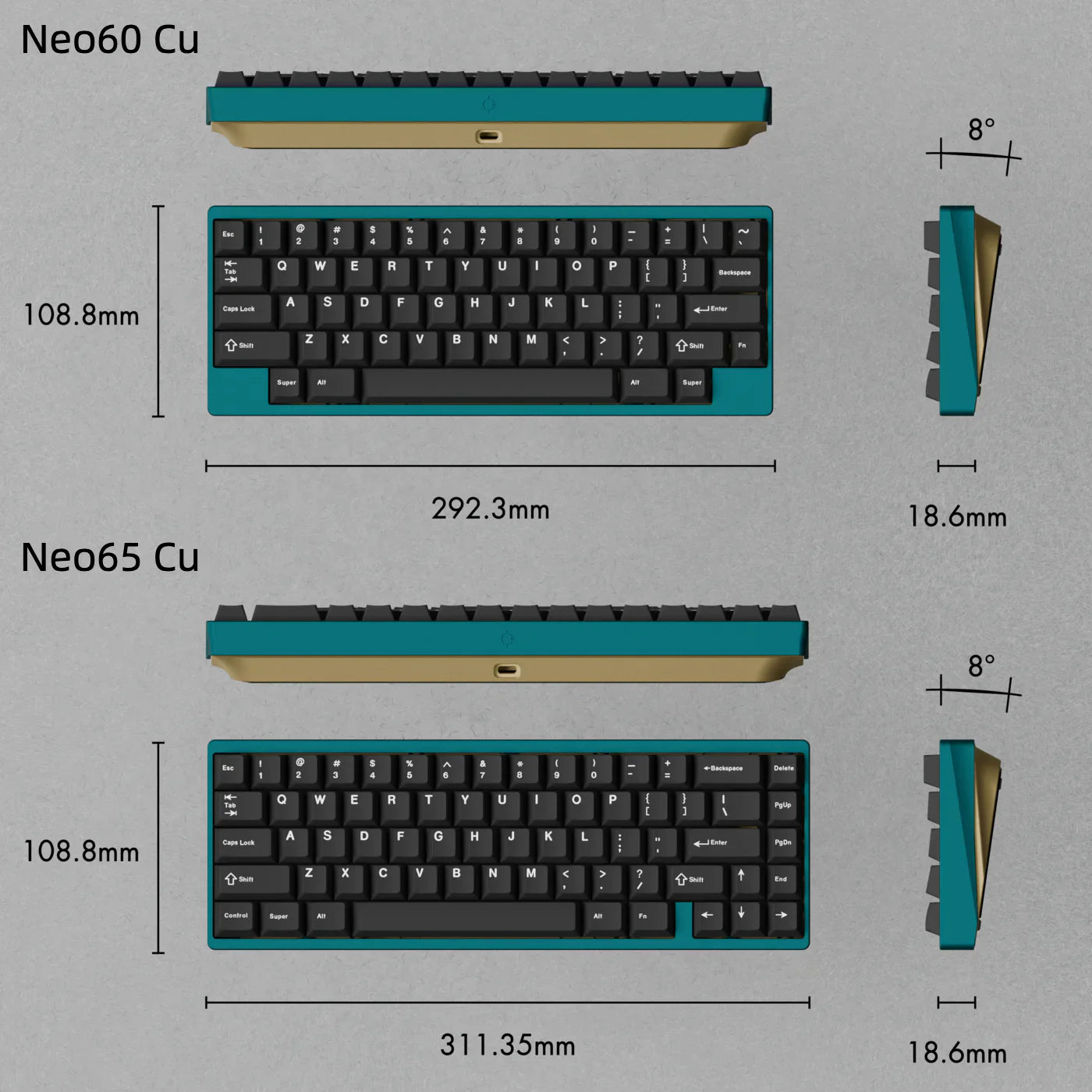 (In-Stock) Neo65 CU Keyboard Kit