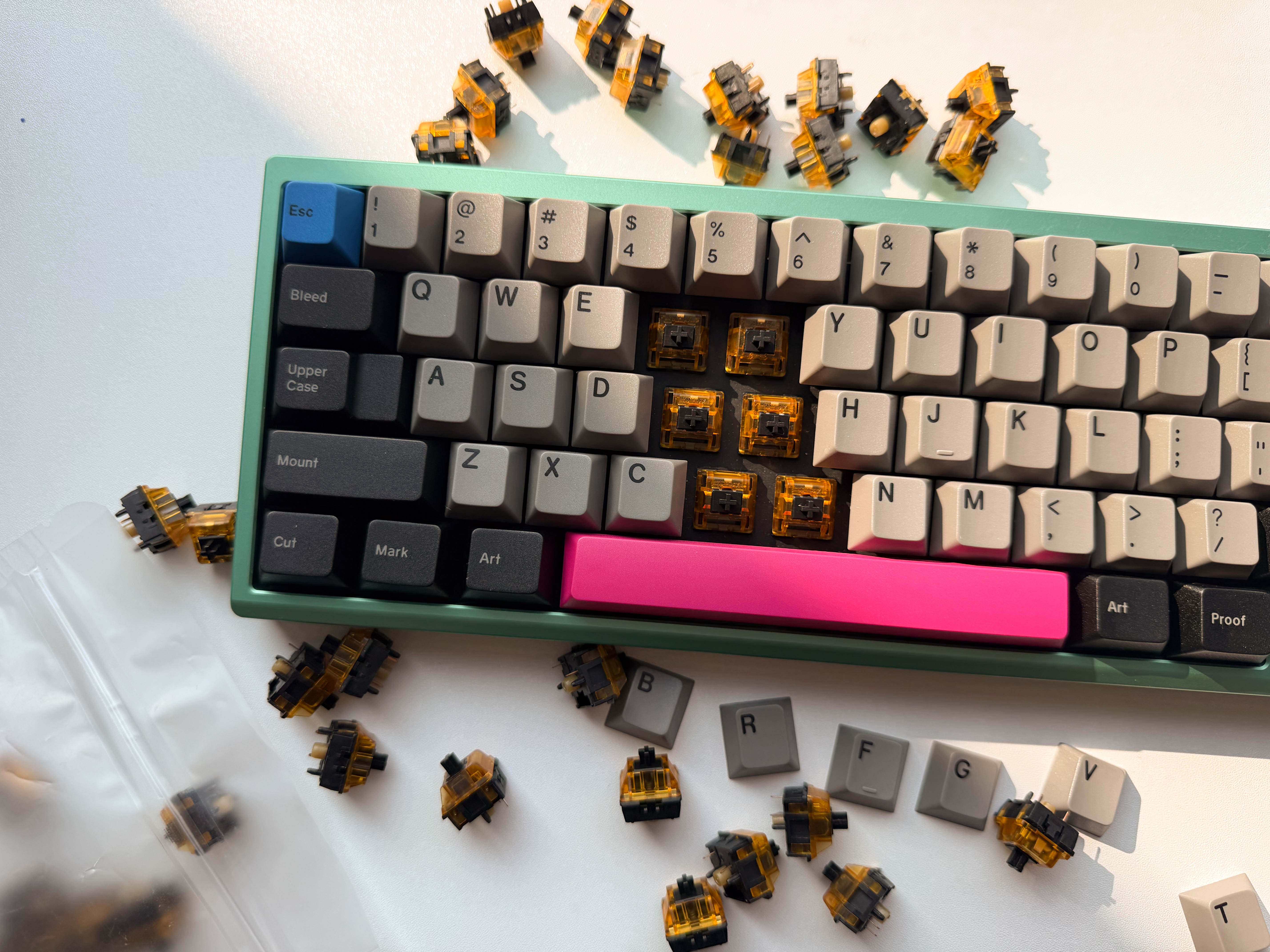 QQ x HMX PEI Bumblebee linear switch