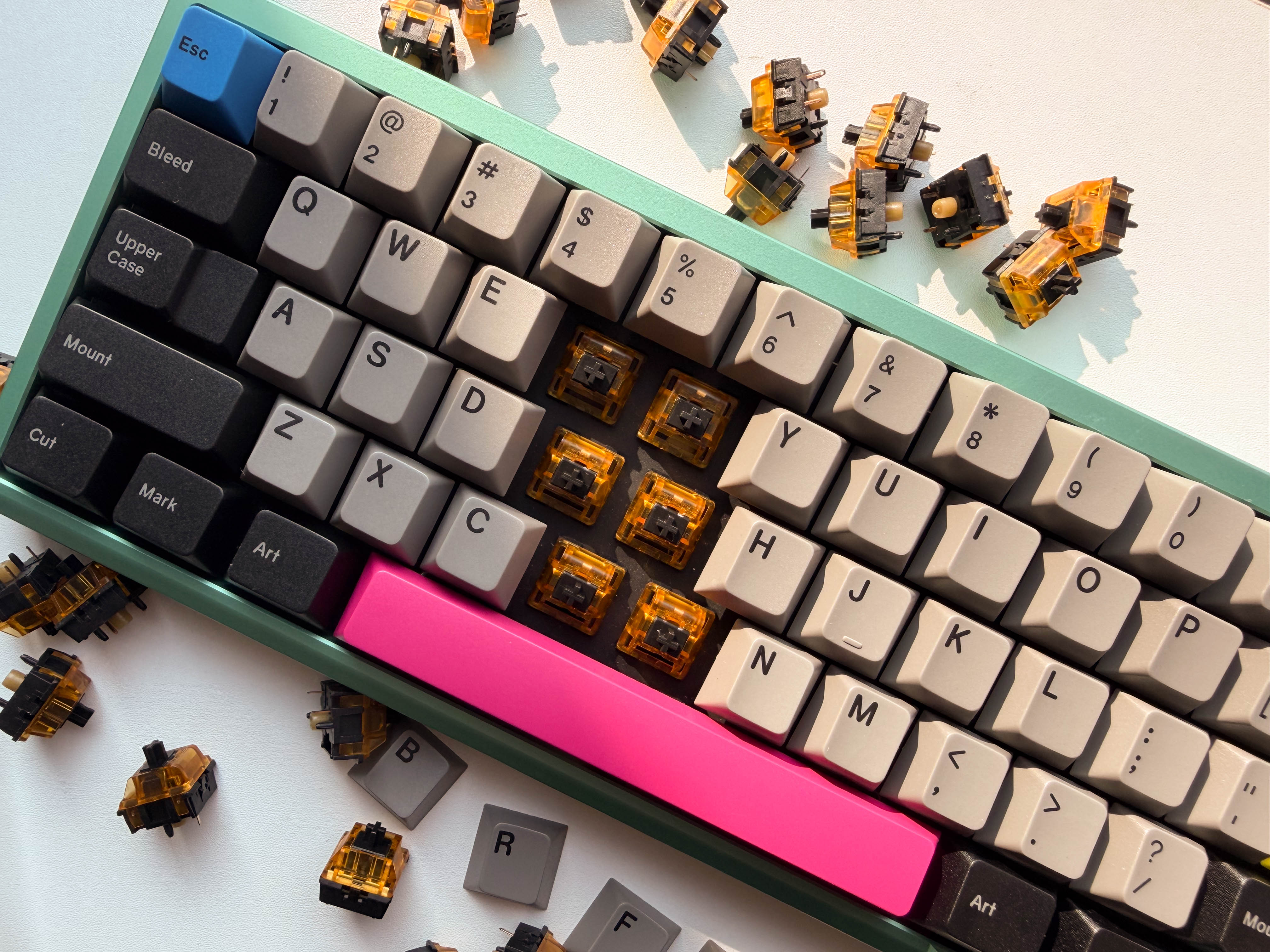 QQ x HMX PEI Bumblebee linear switch