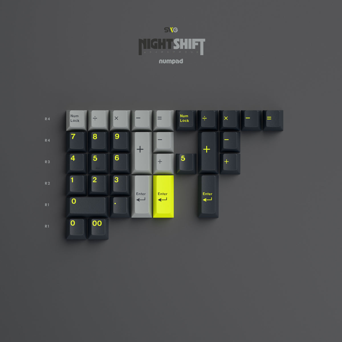 SWG Nightshift Numpad kit