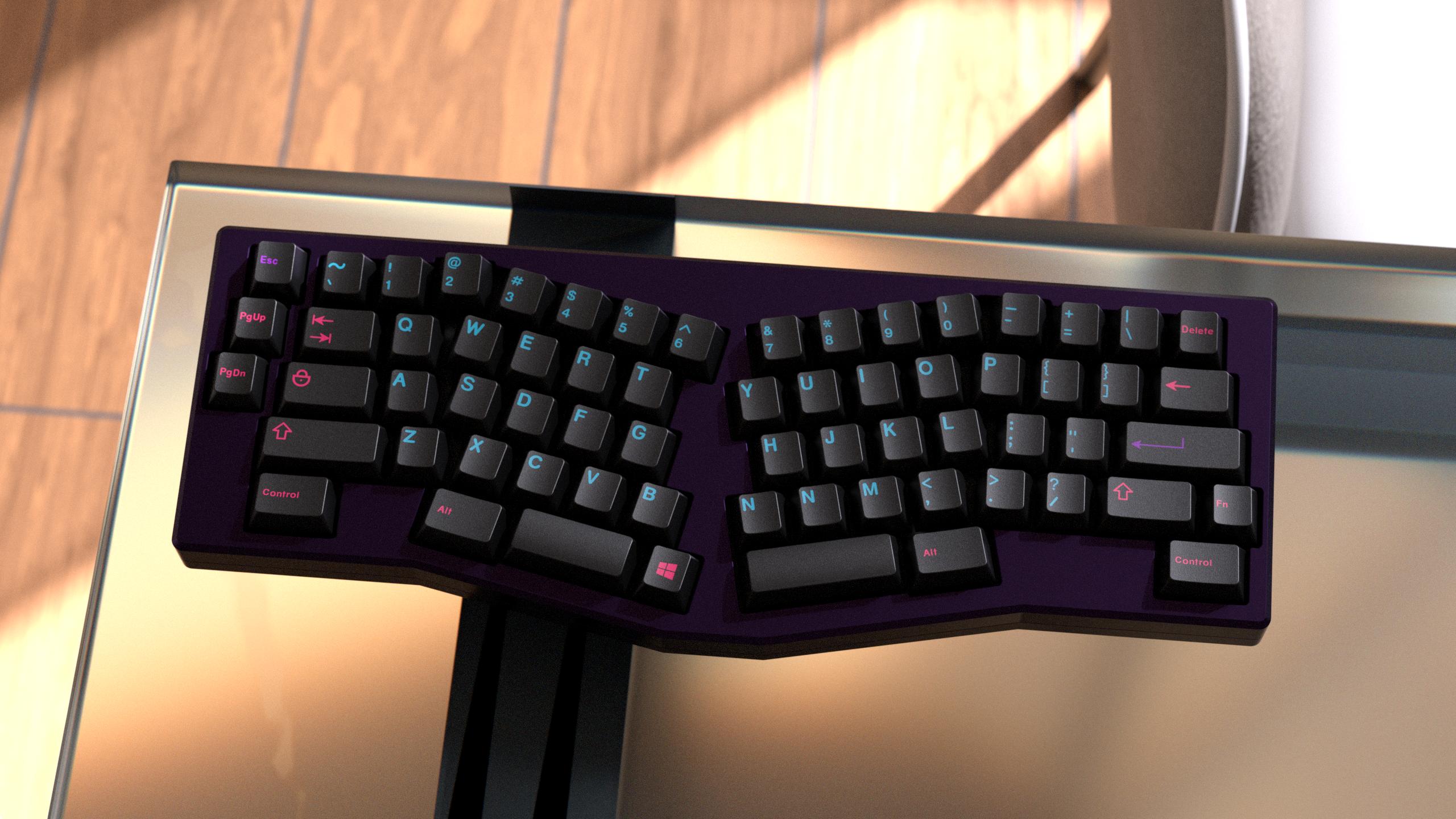 GMK Arcade keycap set render