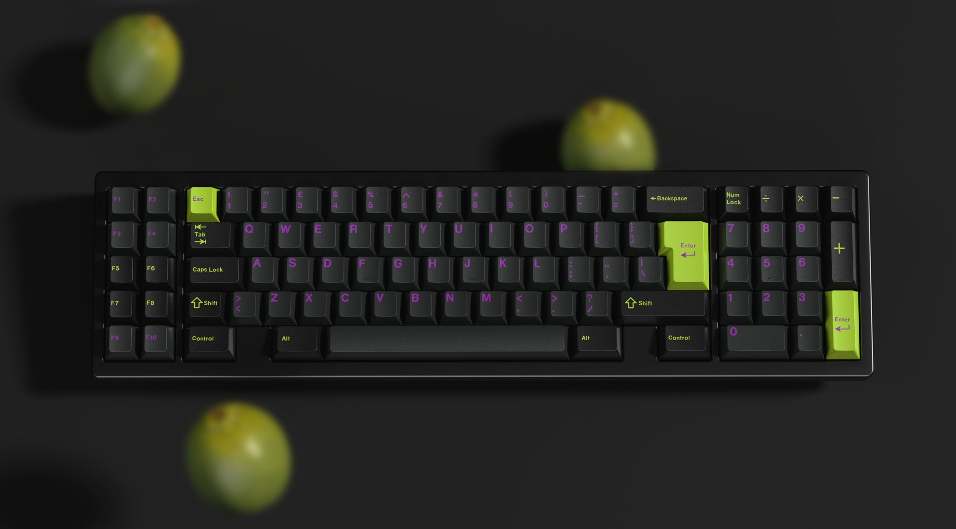 GMK Evil Lime render