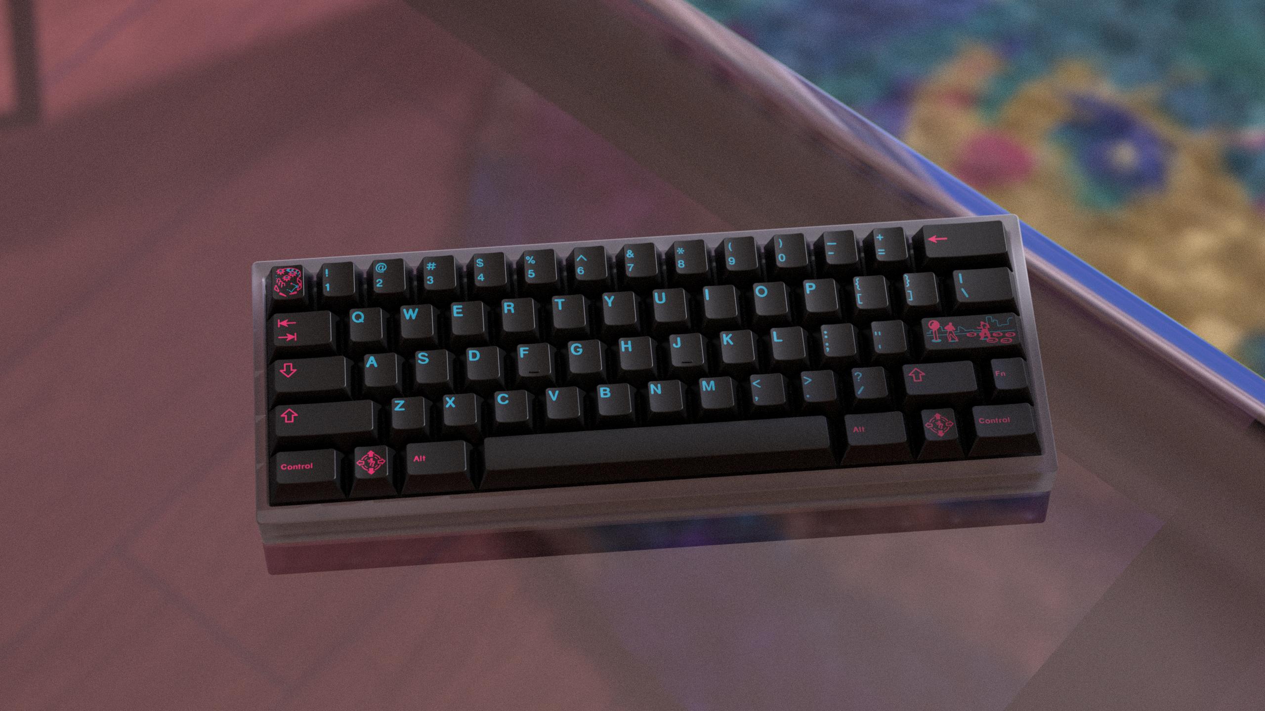GMK Arcade keycap set render